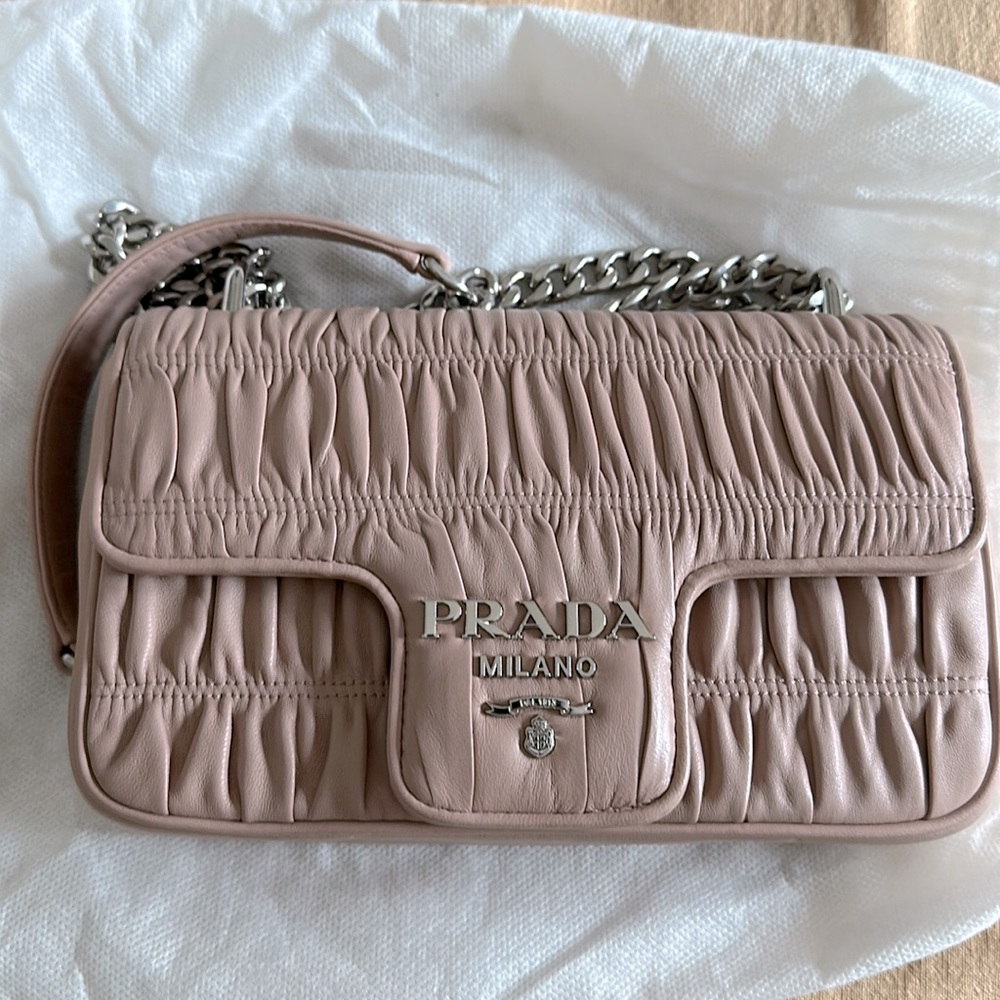 Prada mini purse- blush Nappa leather